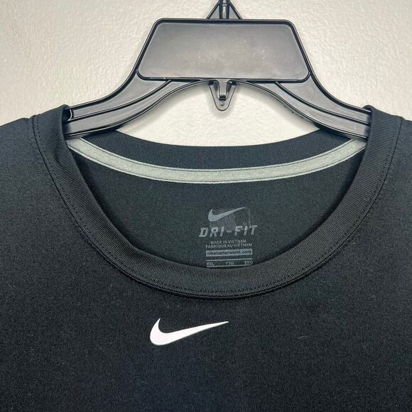 Nike Chicago White Sox Men's XXL Dri-Fit Black T-Shirt Logo MLB Baseball - Picture 3 of 9